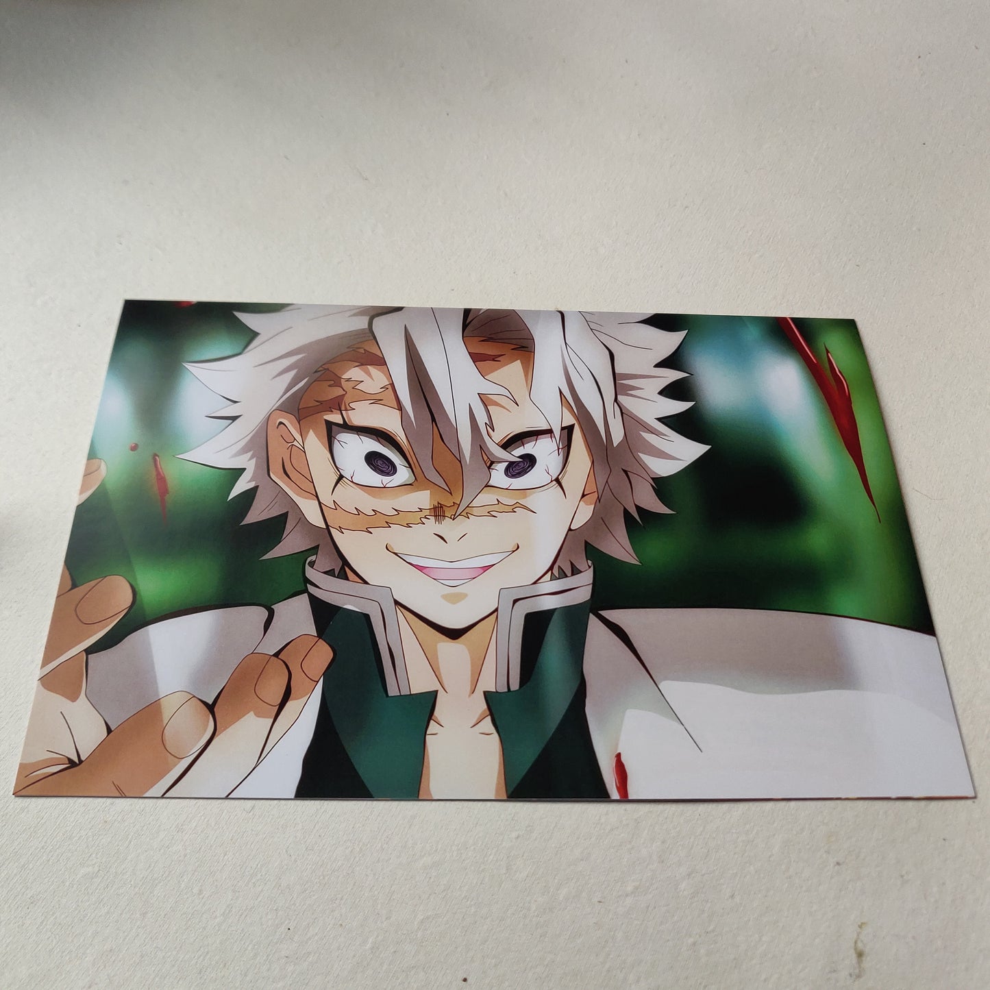 Sanemi Wind Hashira Demon Slayer wall poster