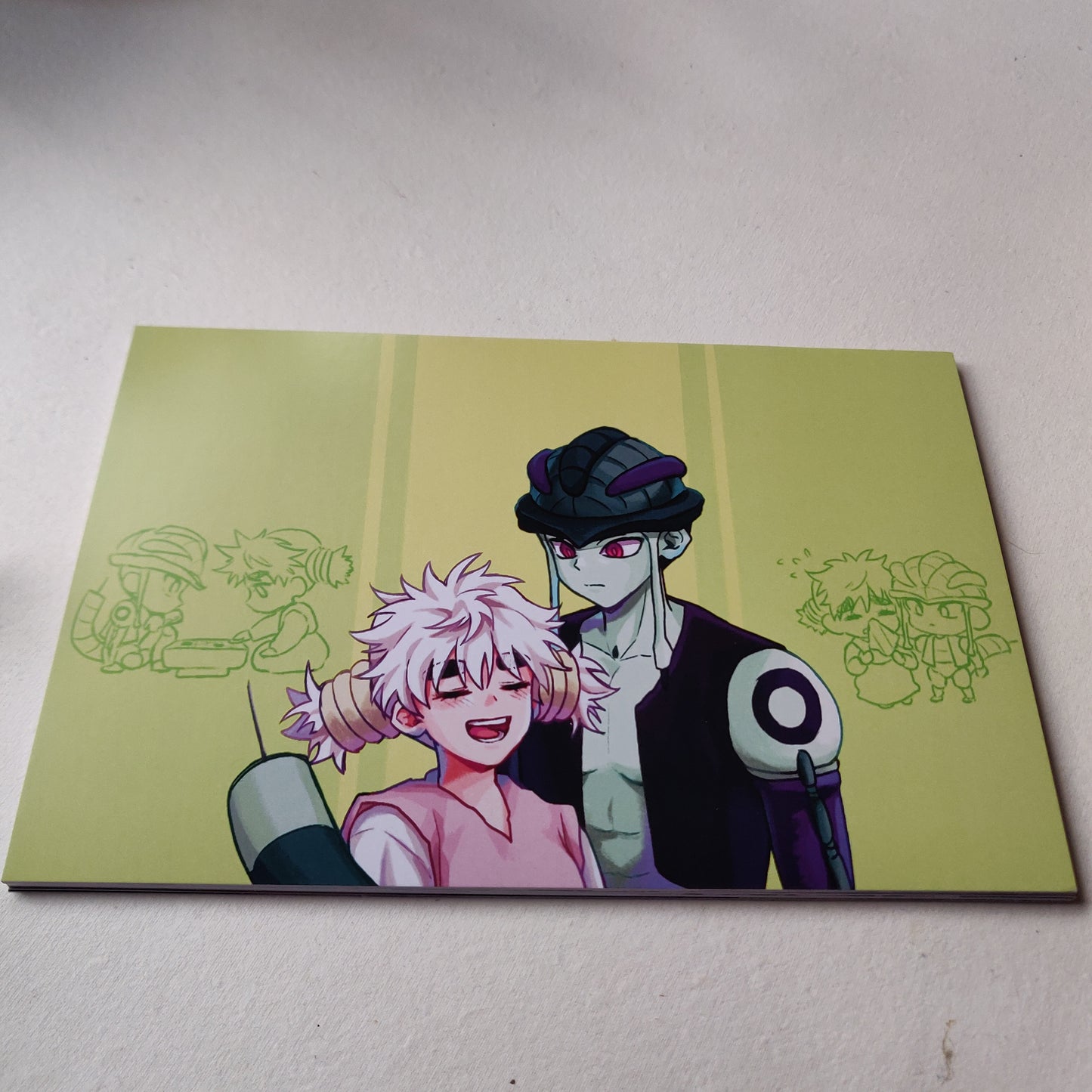 Komogi and Meruem Hunter x Hunter wall poster