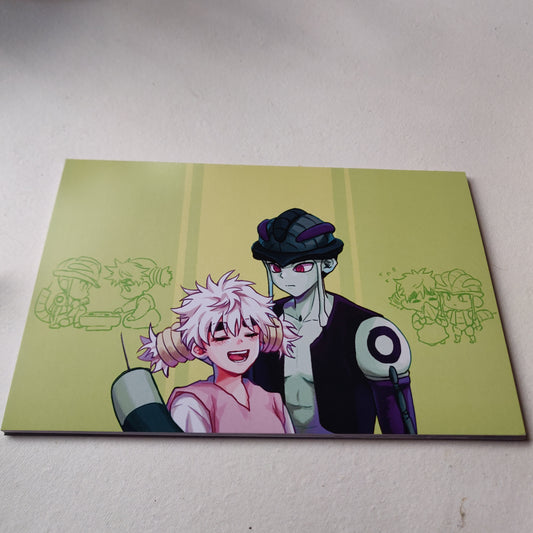 Komogi and  Meruem Hunter x Hunter wall poster