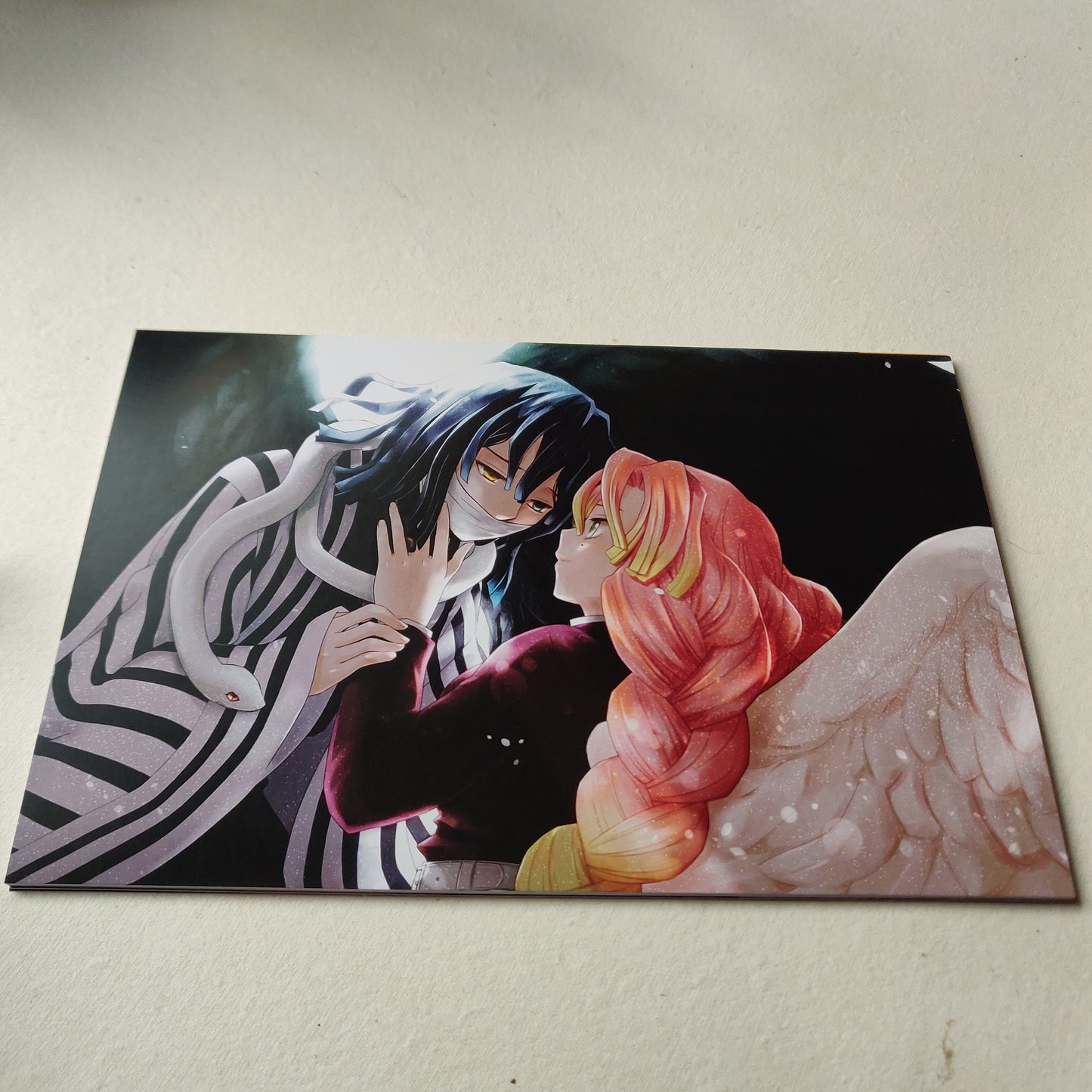 Mitsuri and Obnai wall poster