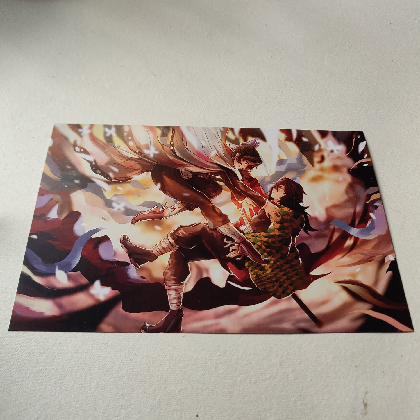 Giyu and Shinobu wall poster | Style 1