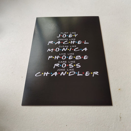 Friends wall poster | Style 5
