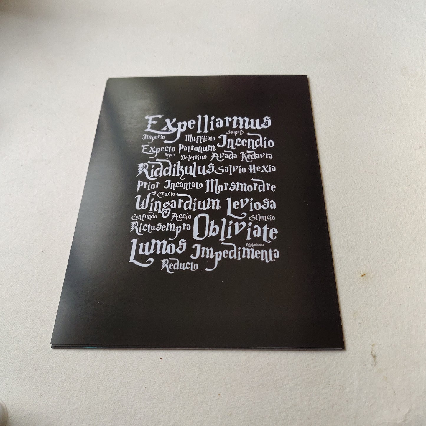 Spells of Hogwarts wall poster