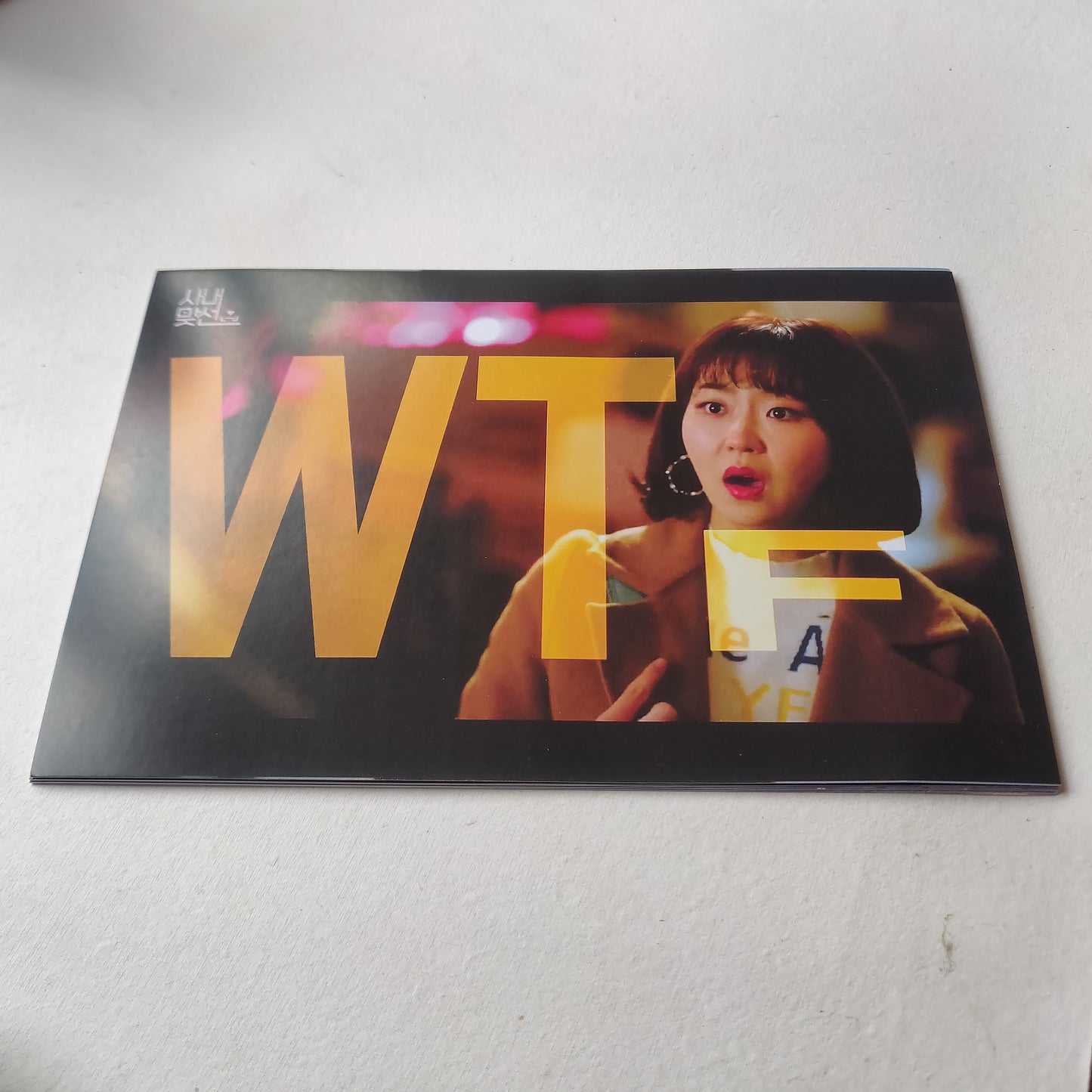 WTF shocked wall poster