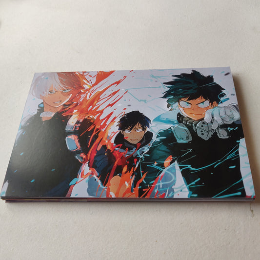 Shoto, Midoriya and Bakugo My Hero Academia wall poster | Style 2