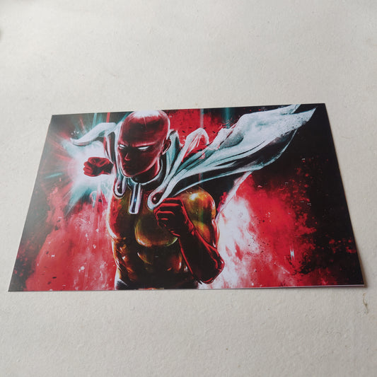Saitama One Punch Man wall poster | Style 2