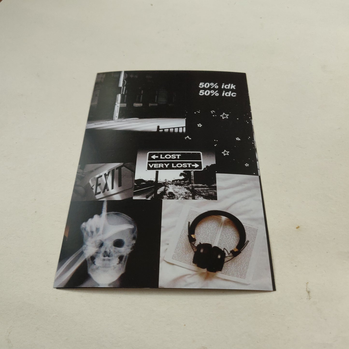 Black aesthetics wall poster combo of 10