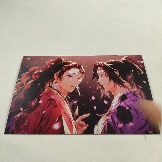 Yoriichi and Kokushibo Demon Slayer wall poster