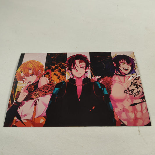 Demon form Tanjiro, Zenitsu and Inosuke wall poster