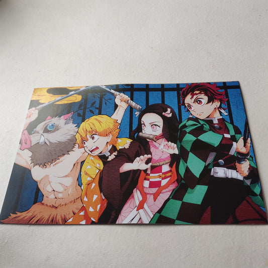 Demon Slayer squad wall poster | Style 2