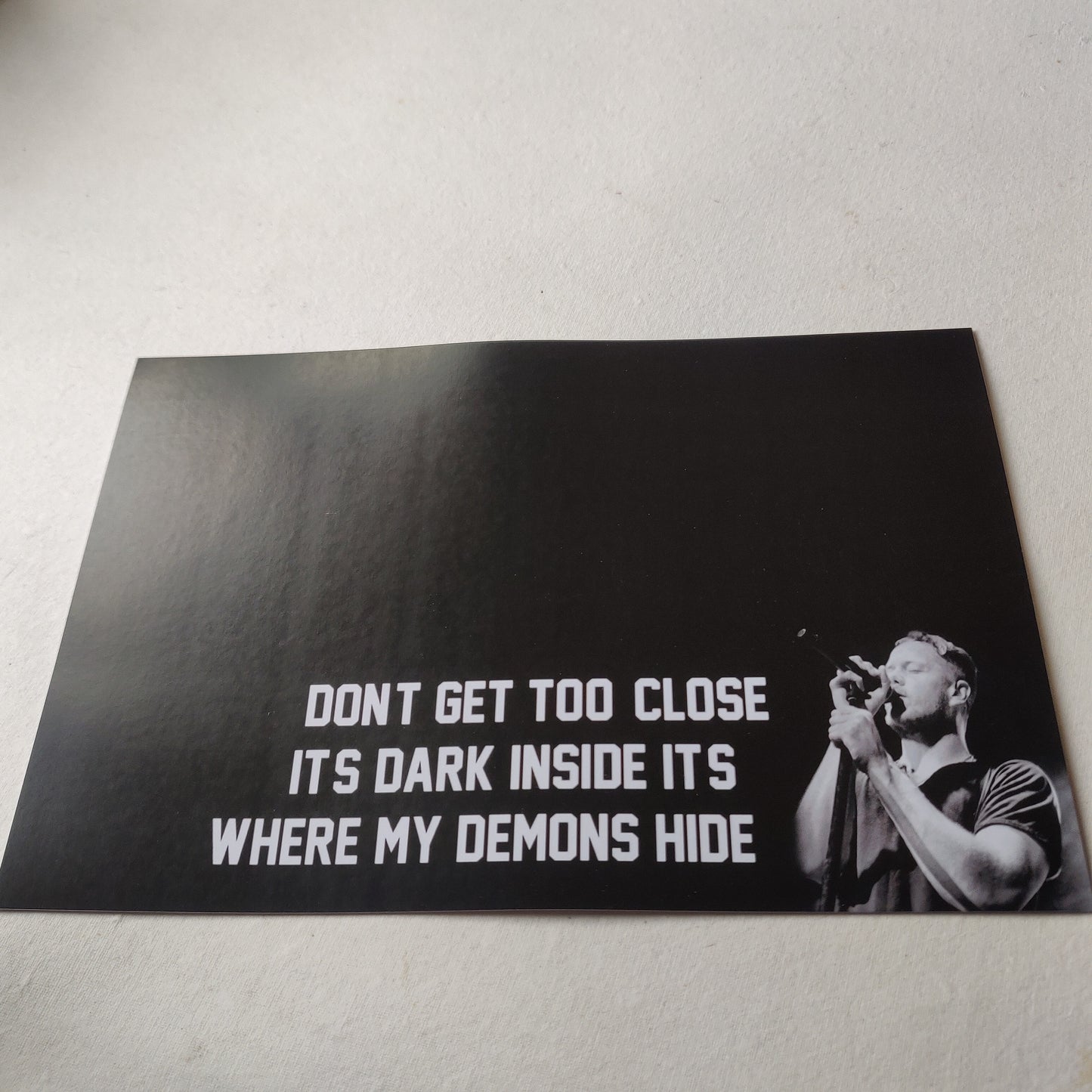 Imagine Dragons Demons wall poster
