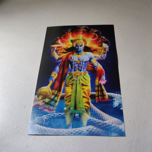 Narayan Vishnu wall poster | Style 2