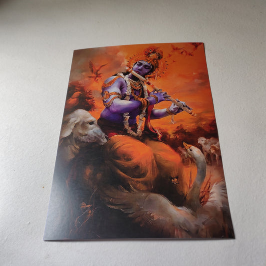 Krishna wall poster | Style 2