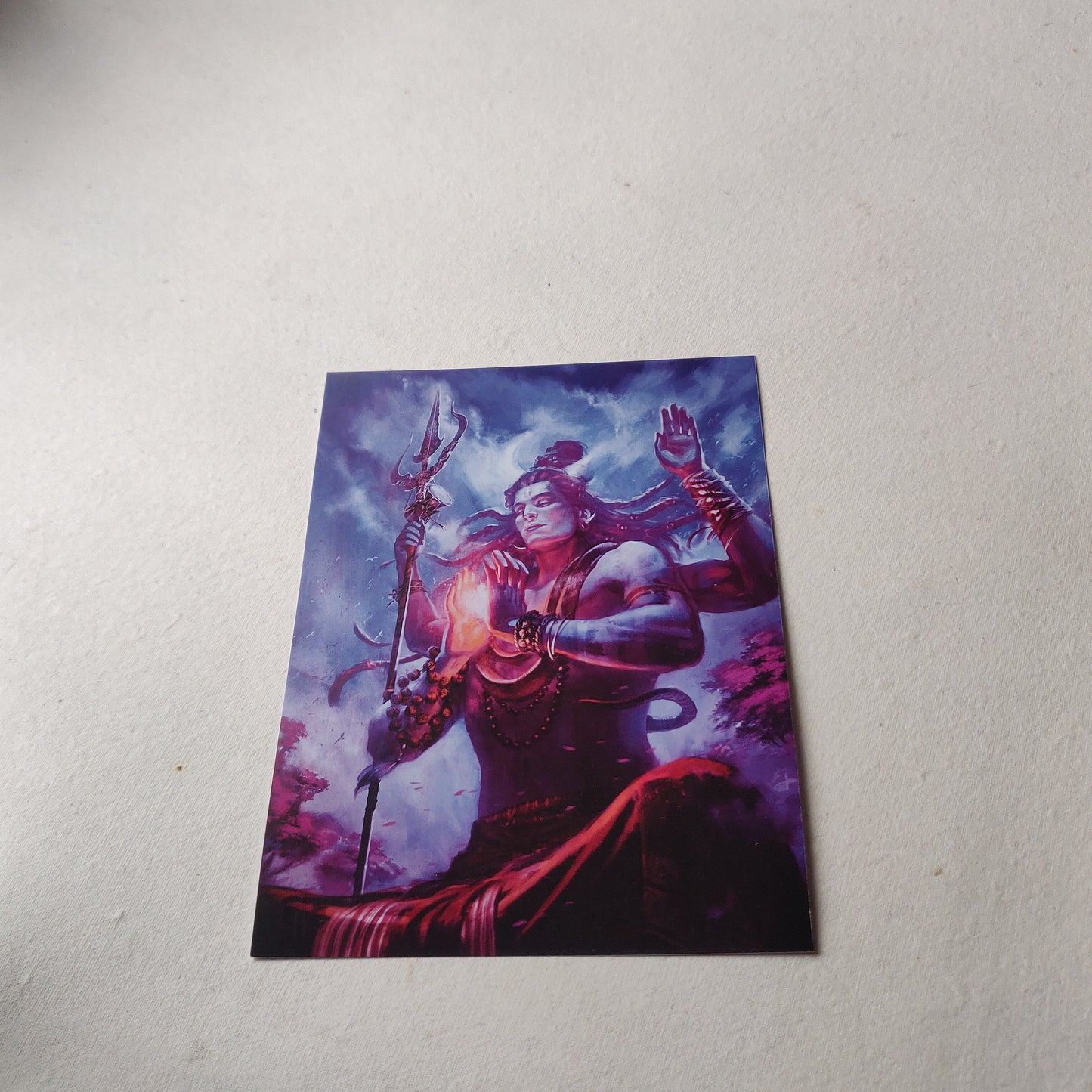 Mahadev wall poster combo of 2 A5