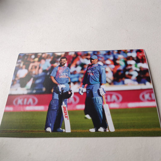 Virat and Dhoni wall poster | Style 1