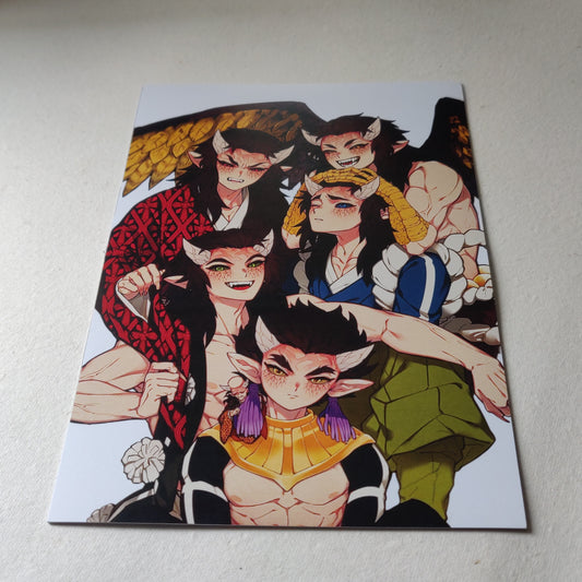 Hantengu Demon Slayer wall poster | Style 1