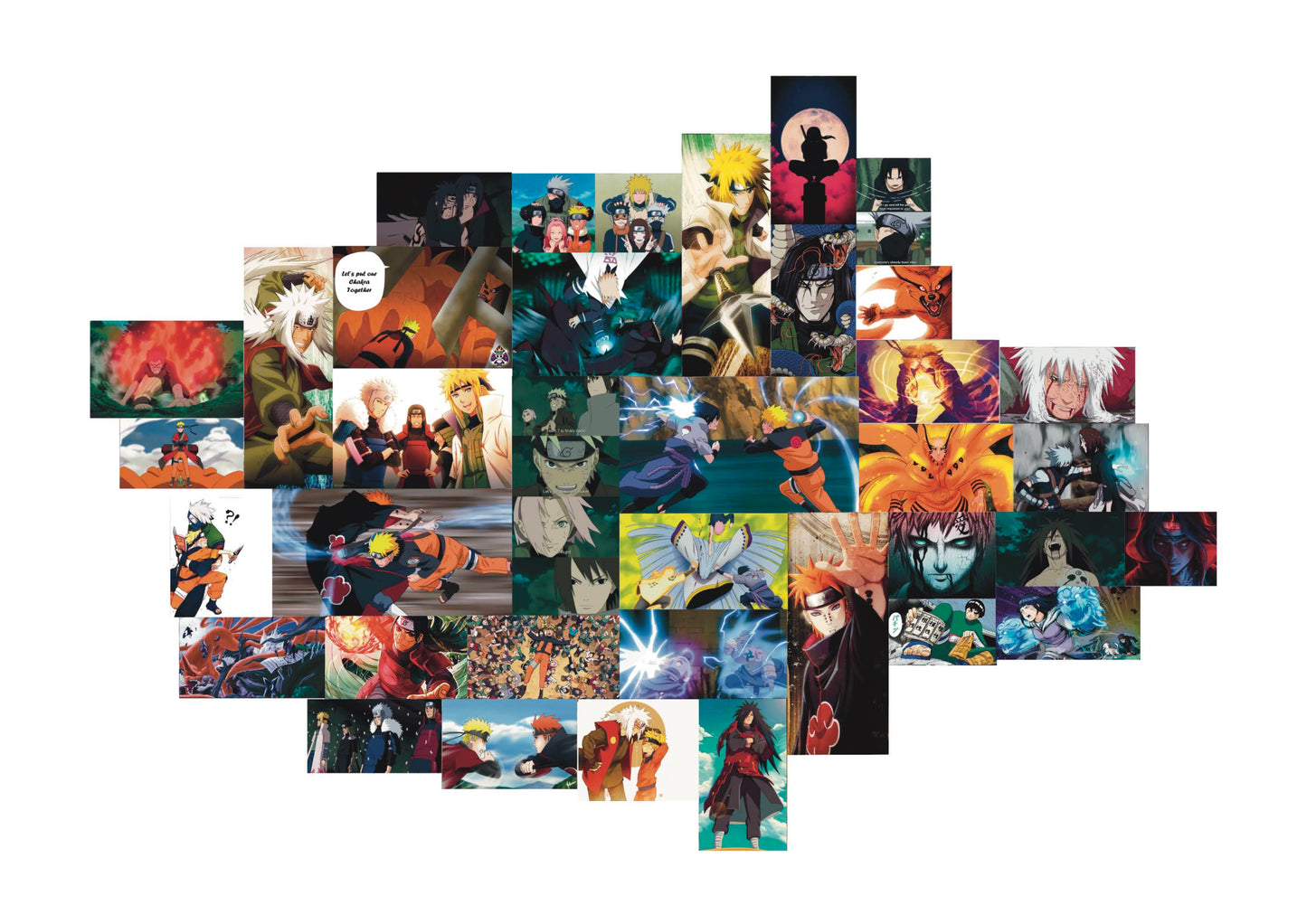 Naruto wall poster collage combo