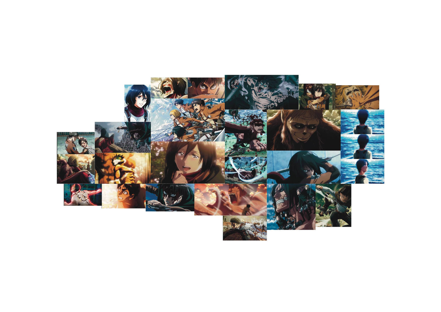 Attack on Titan wall poster collage combo