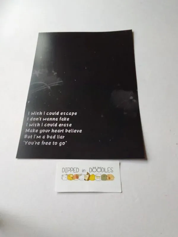 Imagine Dragons Bad Liar wall poster