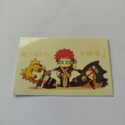 Sand Siblings - Gaara, Kankuro and Temari basic sticker