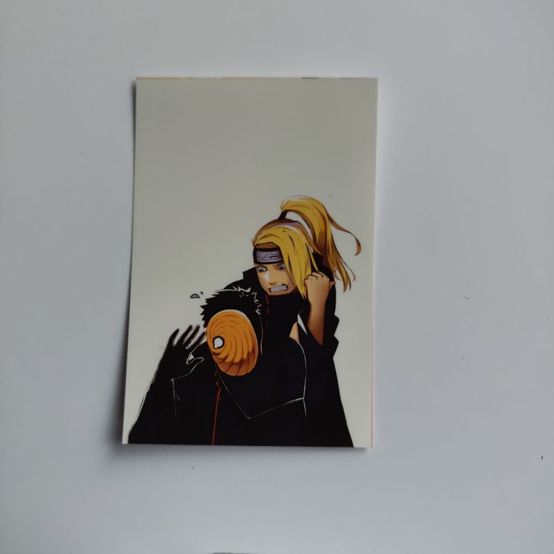 Tobi loves his senpai Deidara basic sticker