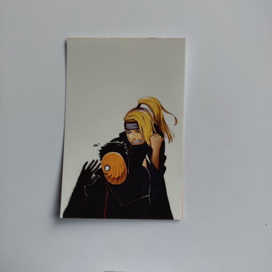 Tobi loves his senpai Deidara basic sticker