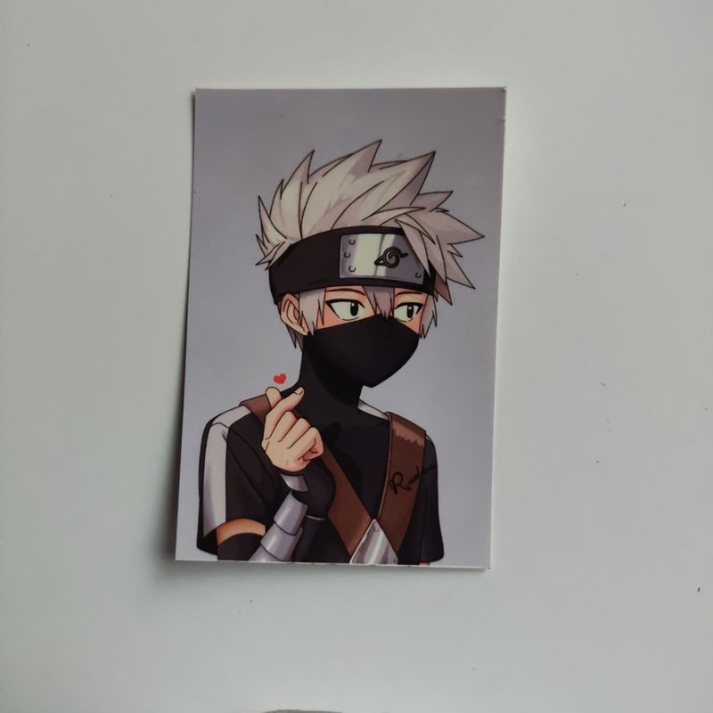 Shy Kakashi basic sticker