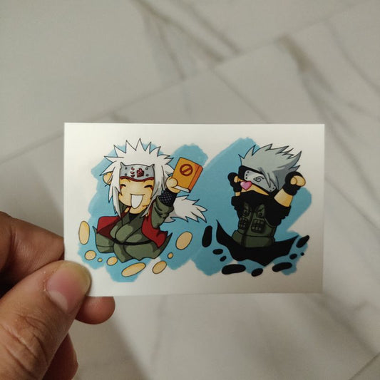Pervy Sage Writer and his Fan - Jiraiya and Kakashi basic sticker