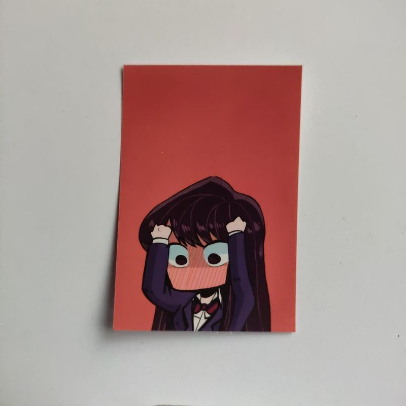 Shy Komi-chan basic sticker