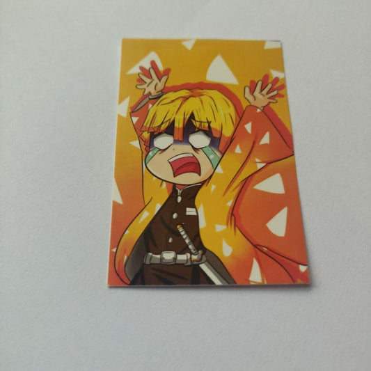 Scared Zenitsu basic sticker