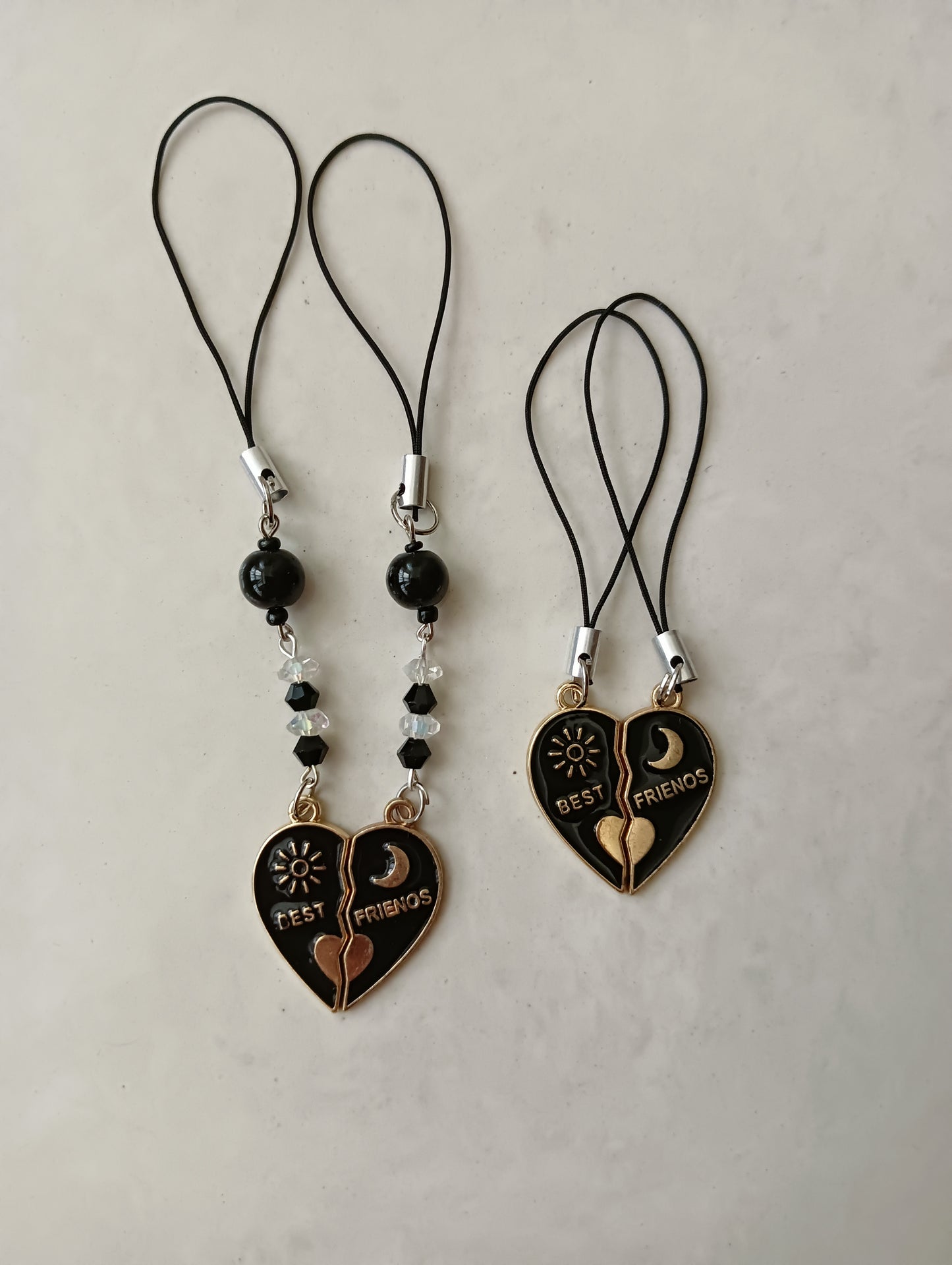 Best Friends Matching Enamel Charm