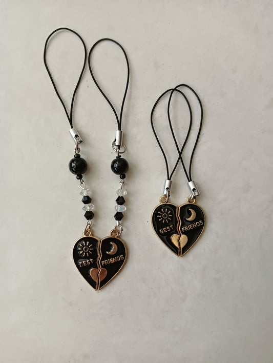Best Friends Matching Enamel Charm