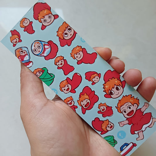 Ponyo pattern bookmark