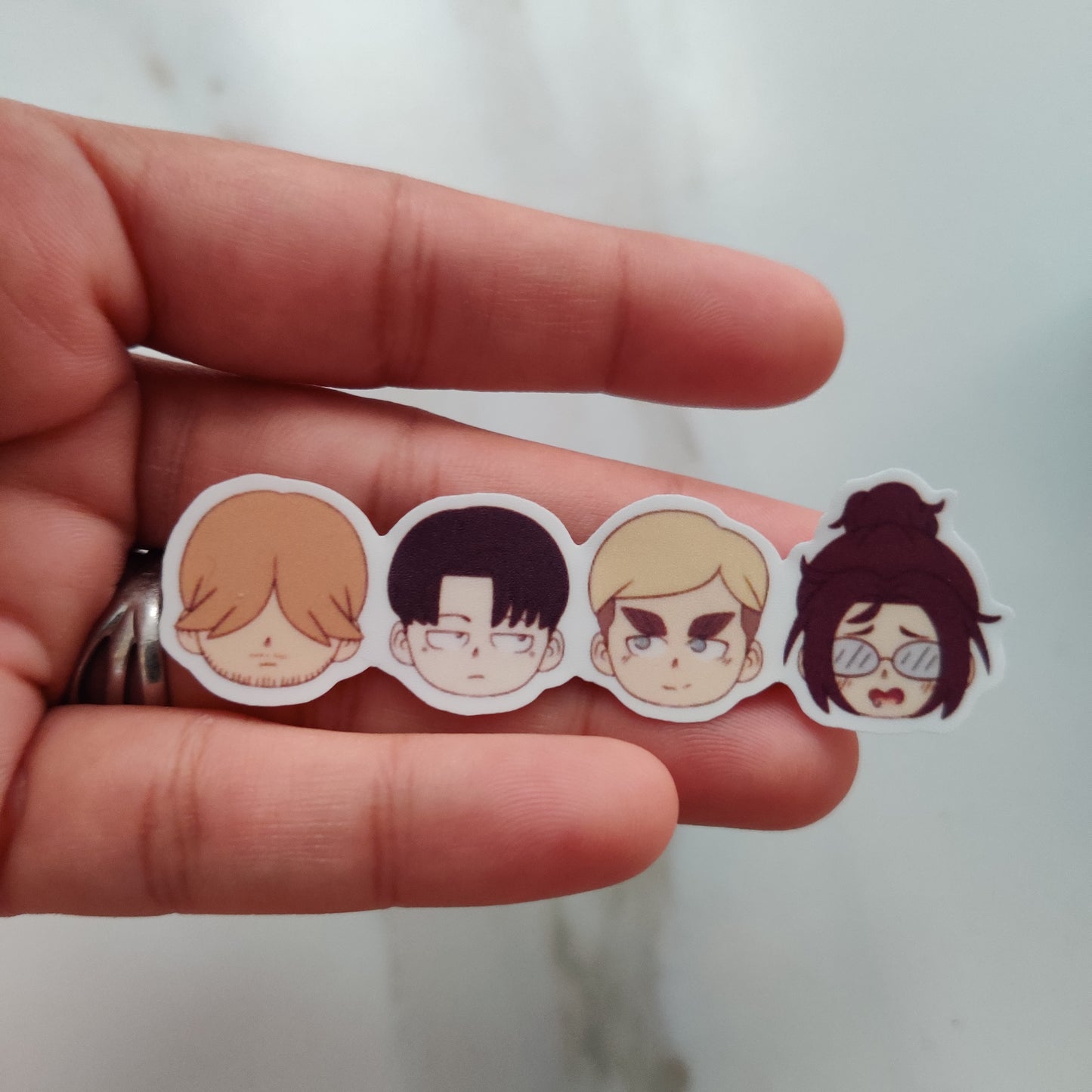 Attack on Titan die-cut sticker