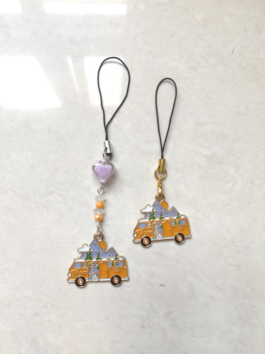 Campervan Travel Enamel Charm