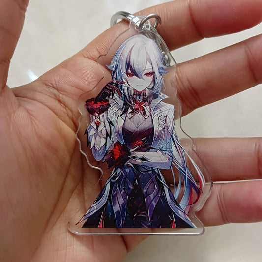 Arlecchino acrylic keychain (double sided)