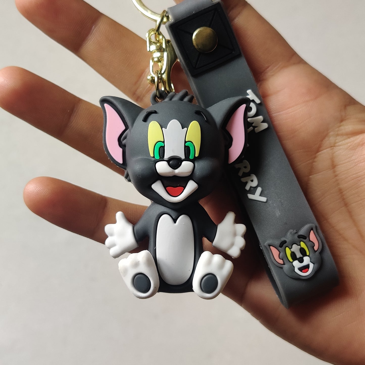 Tom and Jerry Rubber keychain