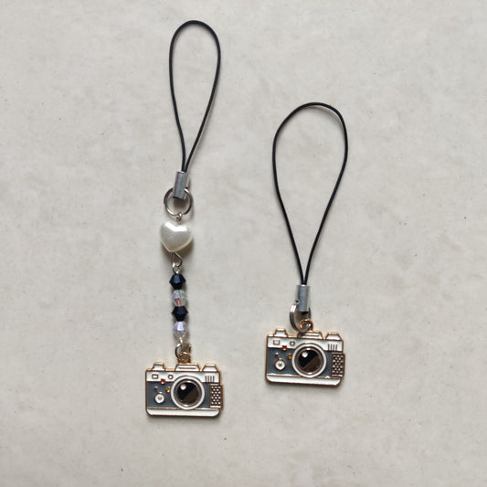 Vintage Camera Enamel Charm