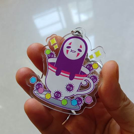 Spirited Away acrylic keychain (double sided)