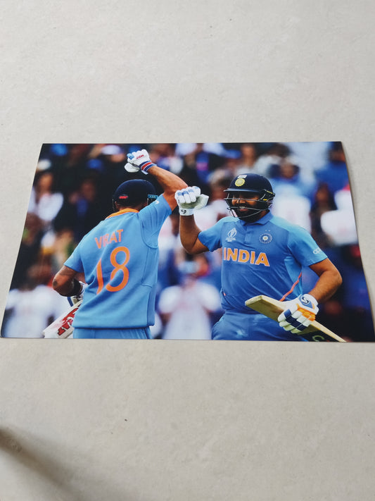 Virat Kohli and Rohit Sharma wall poster | Style 1