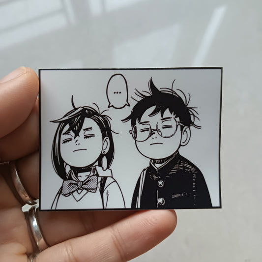 Momo and Okarun basic sticker