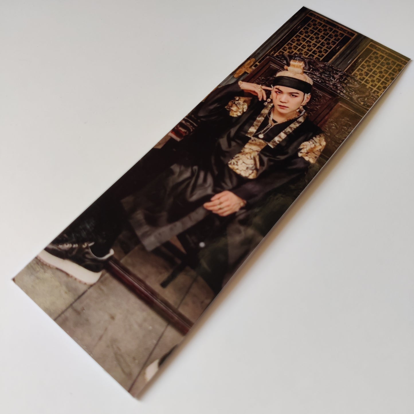 BTS Suga double sided bookmark