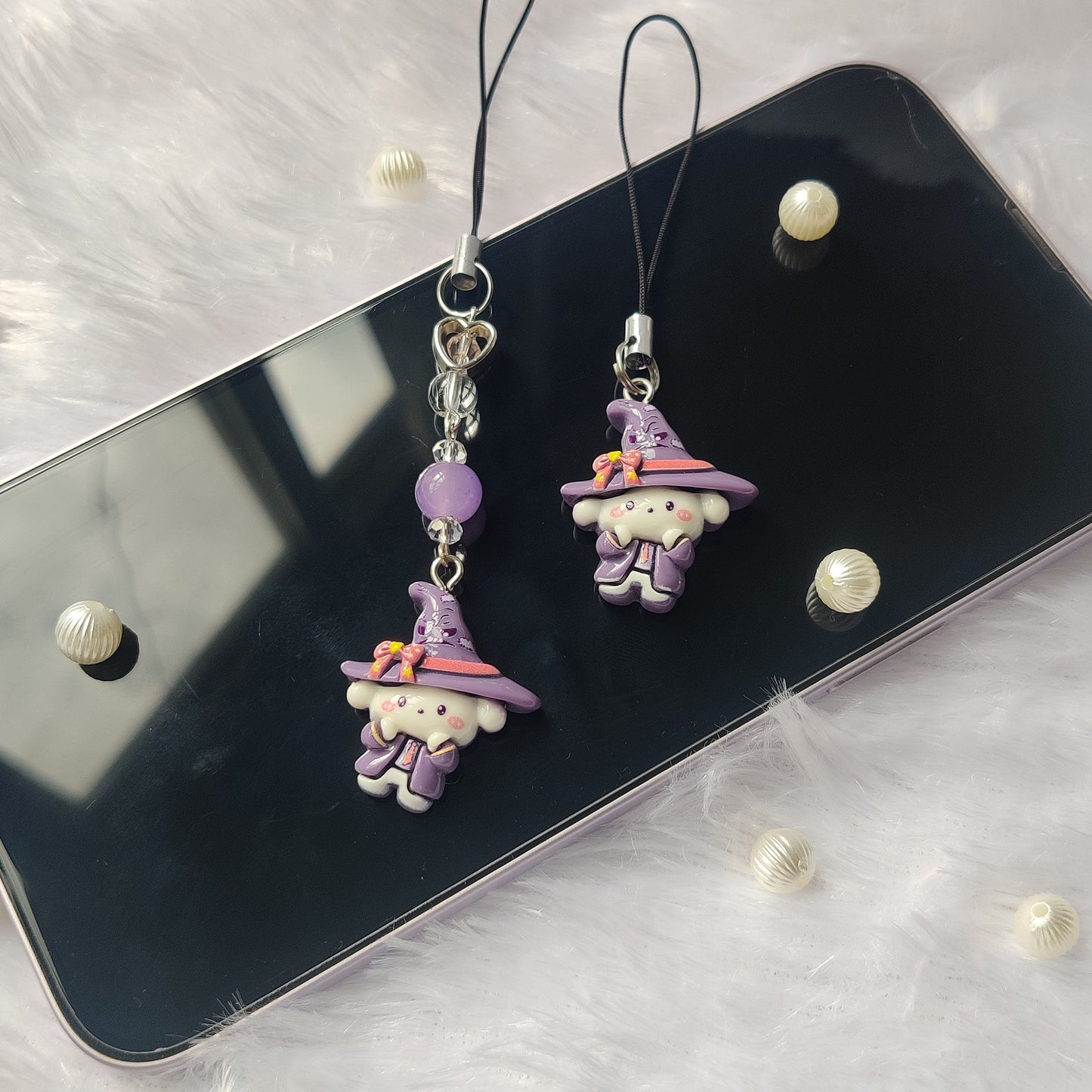 Harry Potter theme wizard 3D charm (flat back)