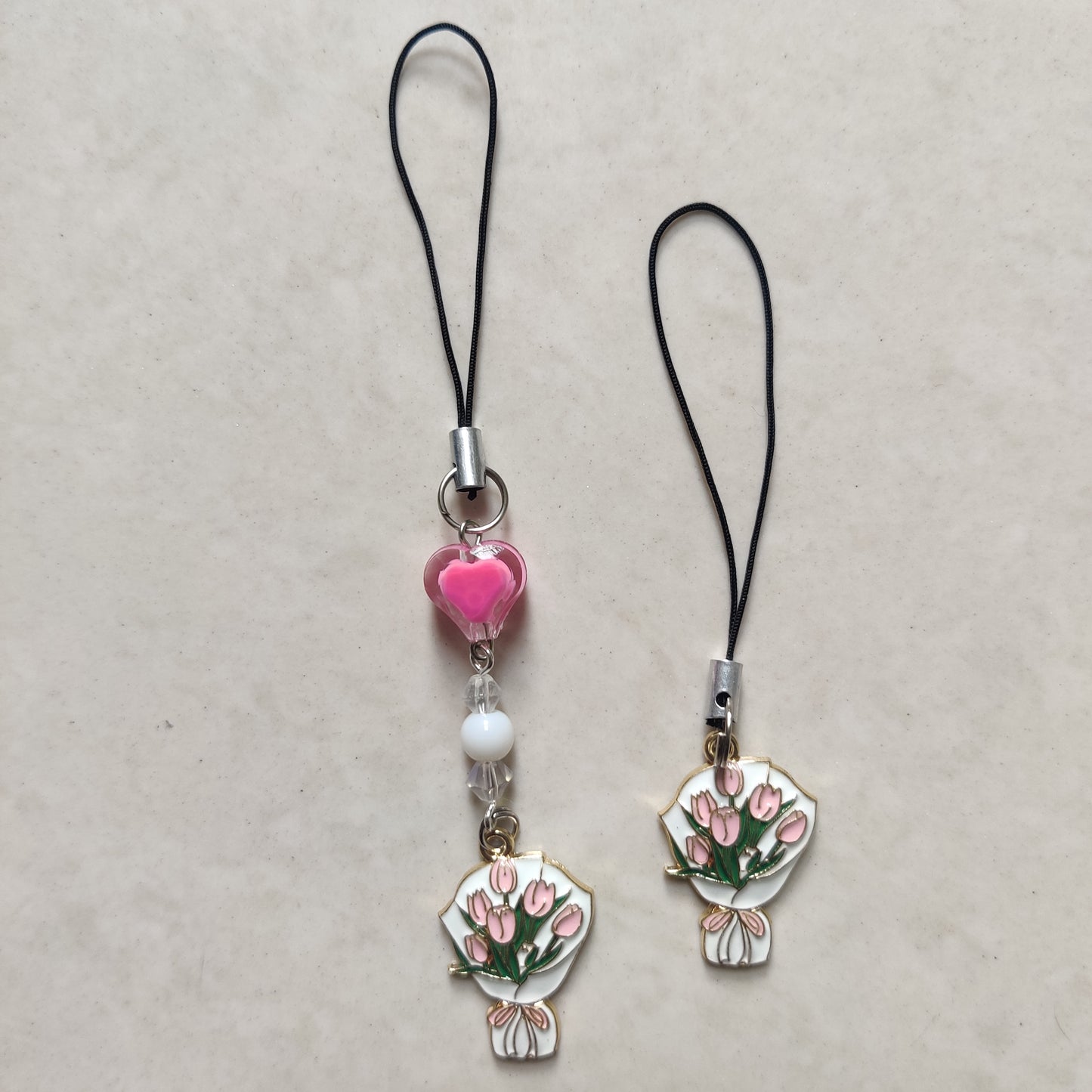 Flower bouquet Enamel Charm