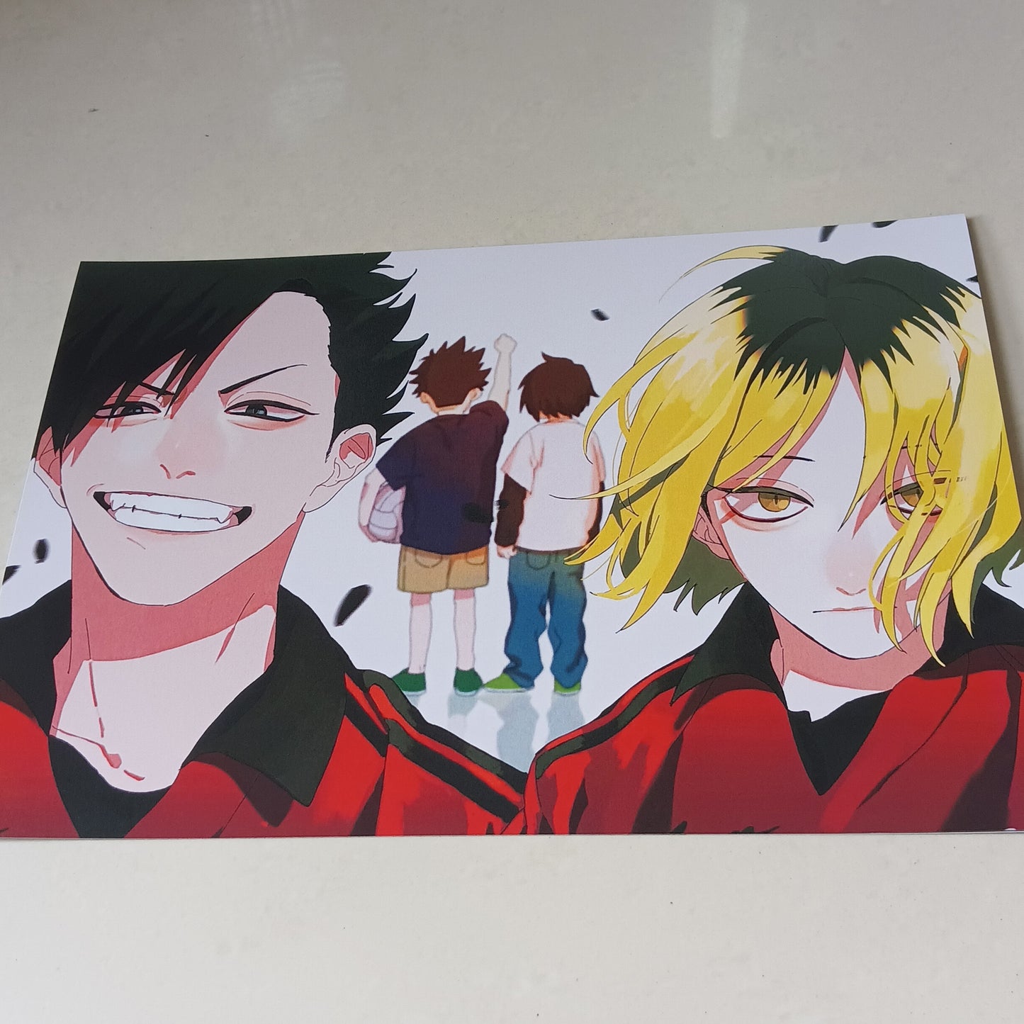 Kenma and Kuroo Haikyuu wall poster