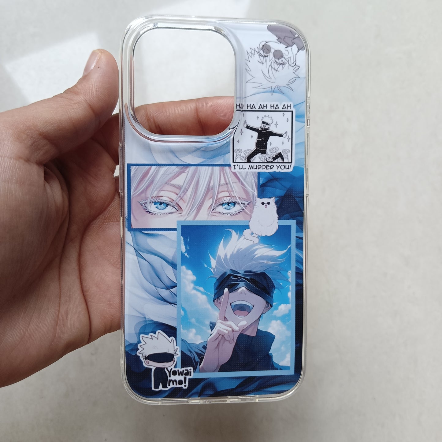 Gojo Aesthetic Mobile Cover Insert for all mobiles | Dispatch time 7 days