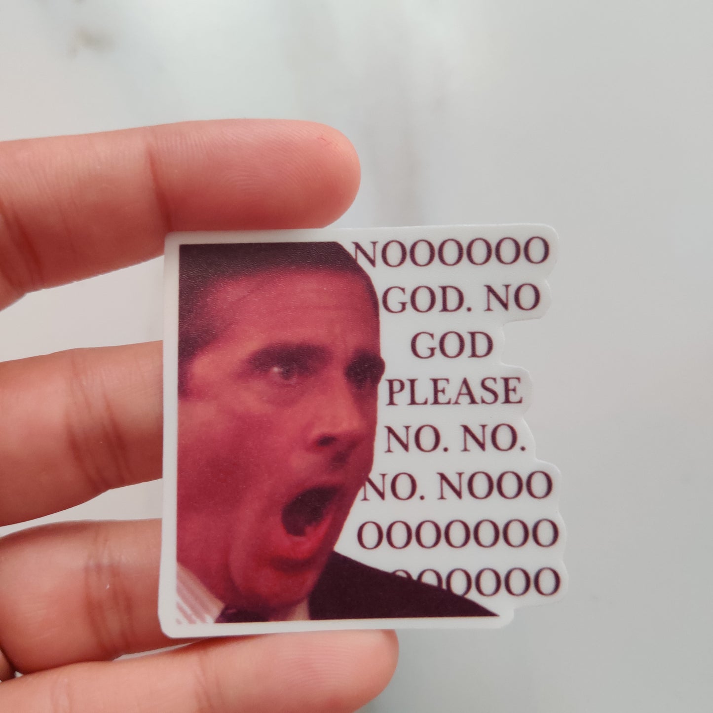 The office die-cut sticker