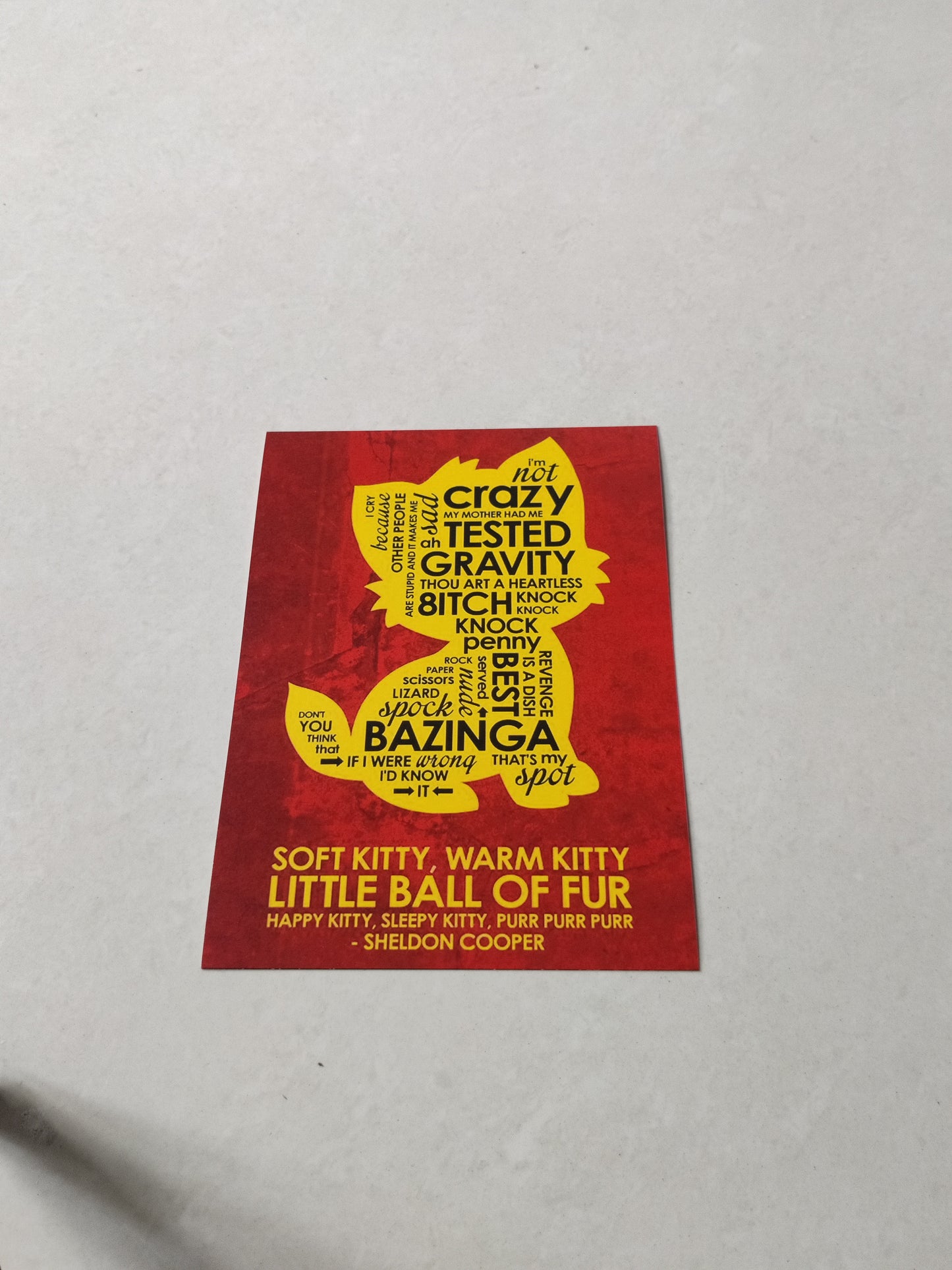 The Big Bang Theory wall poster combo of 6 A5 posters