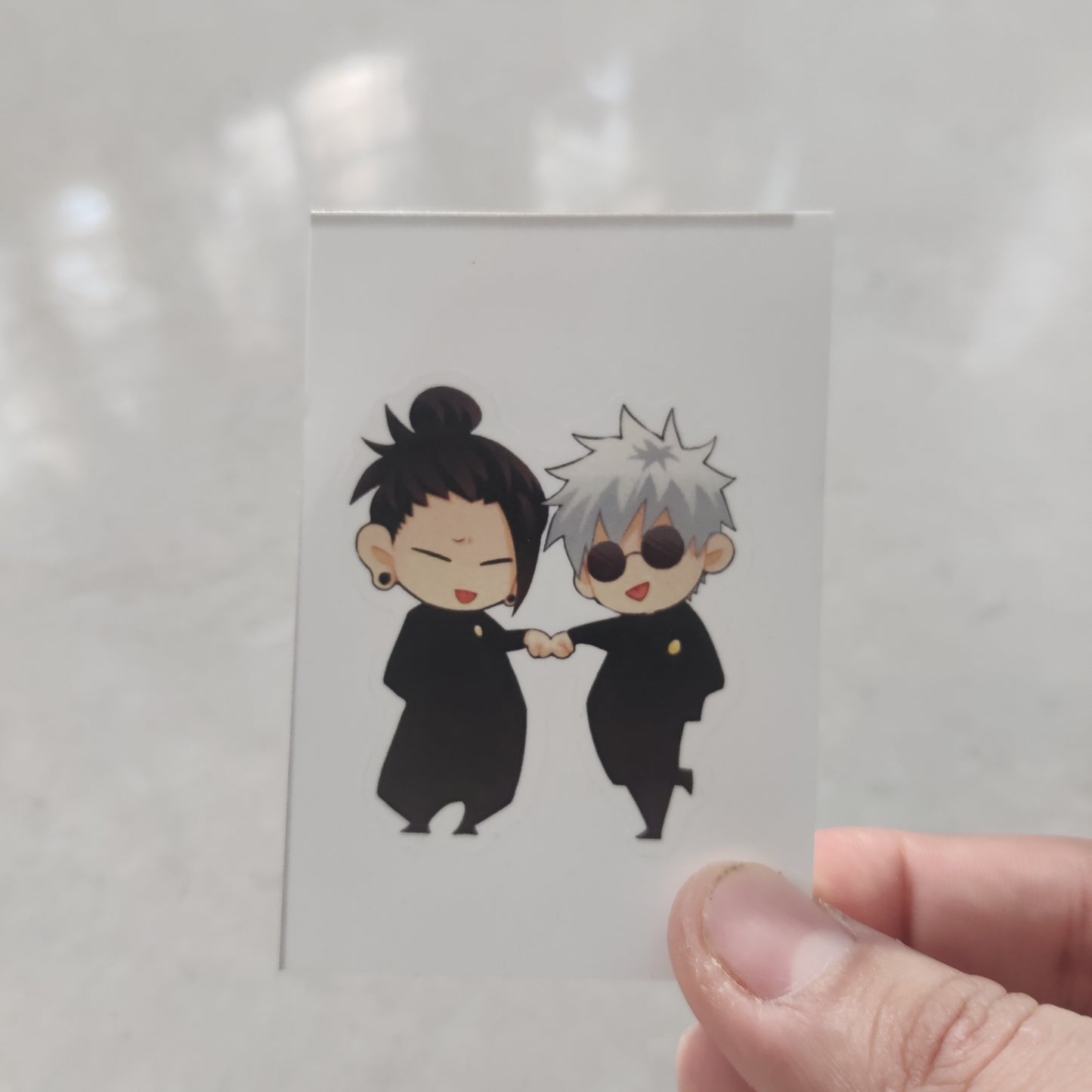 Gojo and Geto die-cut sticker