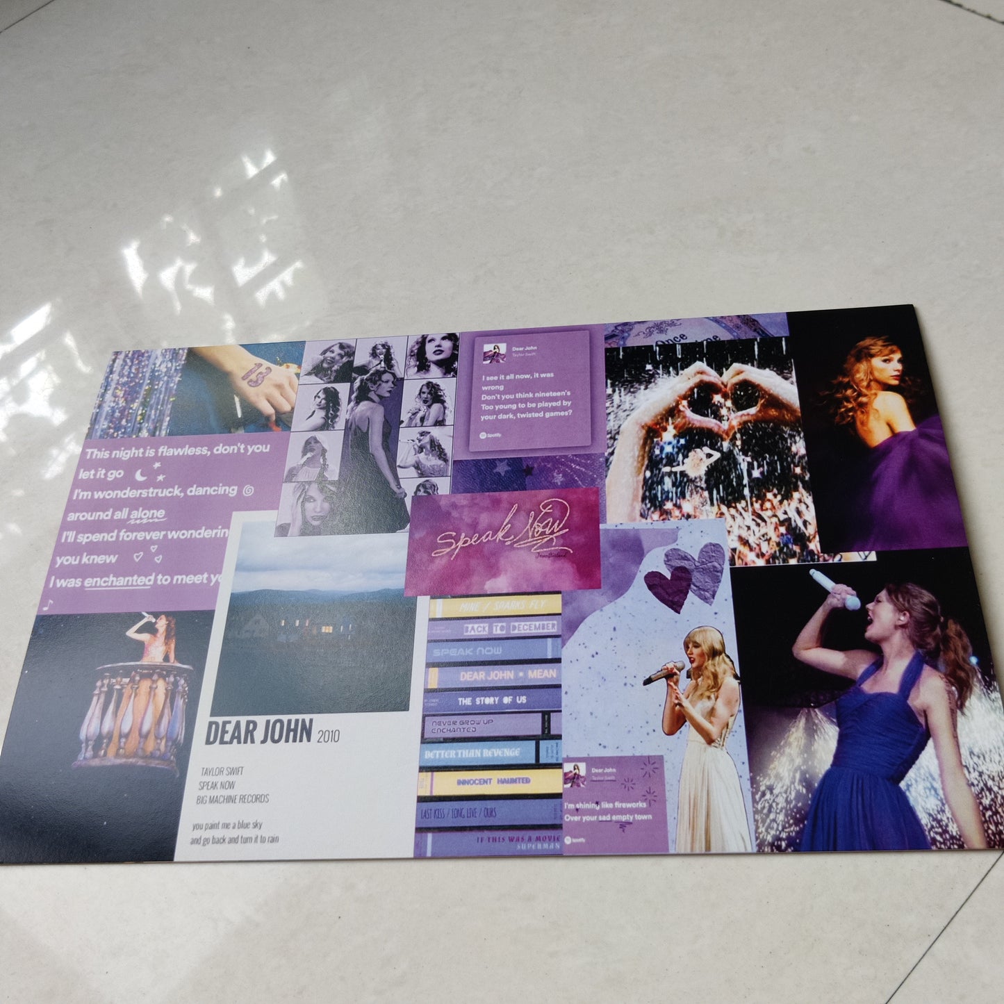 Taylor Swift Speak Now aesthetic wall poster | Style 1